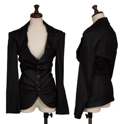 JUNYA WATANABE COMME des GARCONS Shiny Many Button Tailored Jacket