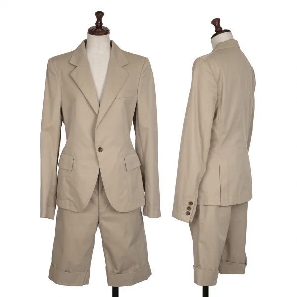 ジュンヤワタナベ コムデギャルソンJUNYA WATANABE COMME des GARCONS チノコットンセットアップ ベージュS K-132366_001