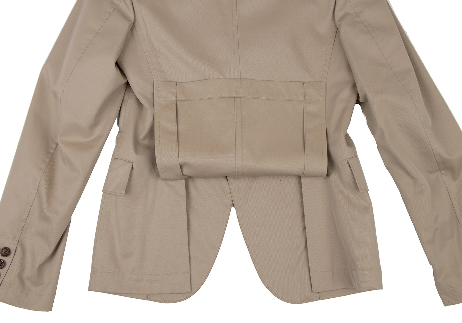 ジャケット・アウター papermoon beige pattern jk Collarless Double-face Jacket with Patch Pockets | SLY010