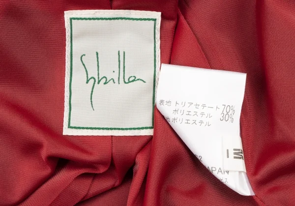 シビラSybilla 7分袖ショートジャケットアンサンブル 黒M･S K-132440_010