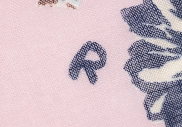 45rpm 45R 染め花柄ハンカチ ピンク紺 K-132448_006