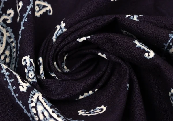 45R Indigo Dyed Paisley Hand Towel K-132450_004