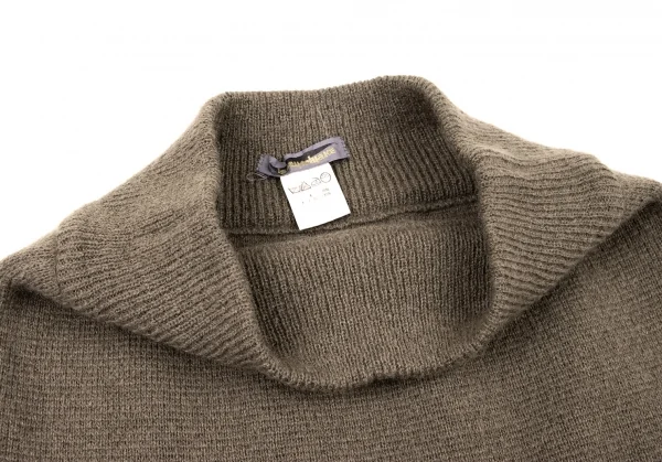 ISSEY MIYAKE Faux Collar Knit Jacket & Skirt K-132457_015