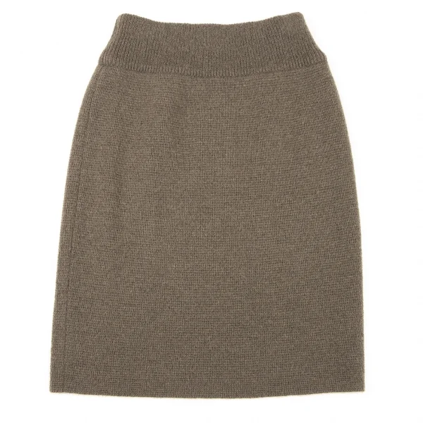 ISSEY MIYAKE Faux Collar Knit Jacket & Skirt K-132457_018