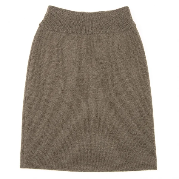 ISSEY MIYAKE Faux Collar Knit Jacket & Skirt K-132457_013