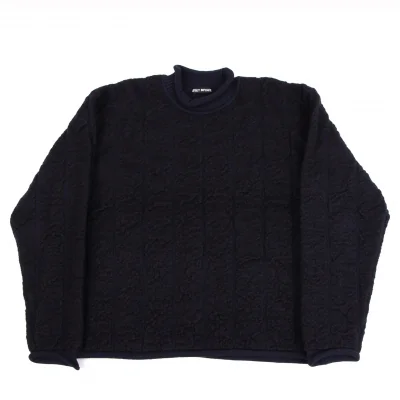 ISSEY MIYAKE MEN Boiled Stripe Knit Sweater