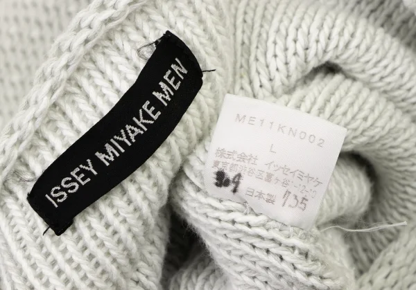 ISSEY MIYAKE MEN Cotton Low Gauge Knit Sweater K-132480_013