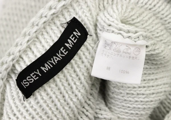 ISSEY MIYAKE MEN Cotton Low Gauge Knit Sweater K-132480_014