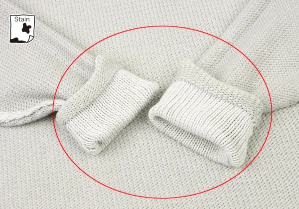 ISSEY MIYAKE MEN Cotton Low Gauge Knit Sweater K-132480_006