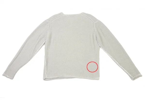 ISSEY MIYAKE MEN Cotton Low Gauge Knit Sweater K-132480_009