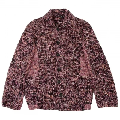 ISSEY MIYAKE MEN Mixed Low Gauge Knit Jacket
