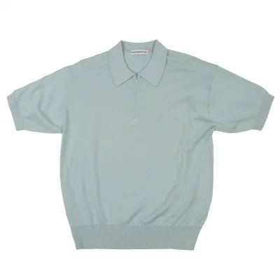 ISSEY MIYAKE MEN Conceal Zipper Polo Shirt