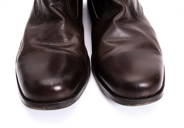 ISSEY MIYAKE MEN Leather mid Height Boots K-132491_005