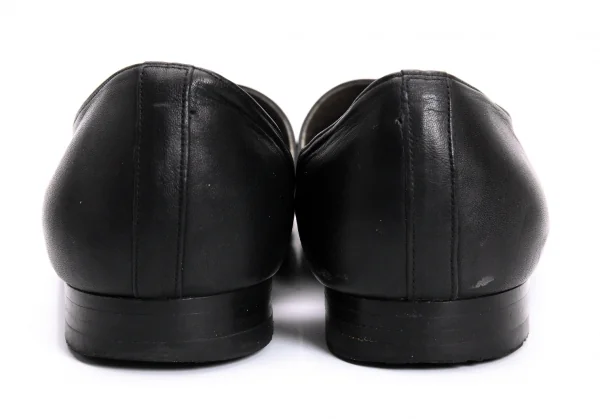 【希少品・超美品】ISSEY MIYAKE ビンテージ 革靴 26.5 EE 激レア！ ISSEY MIYAKE MEN レザー スニーカー 26.5cm 黒｜靴