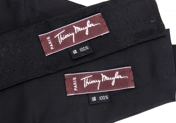 ティエリーミュグレー Thierry Mugler カマーバンド&蝶ネクタイセット 黒 K-132506_012