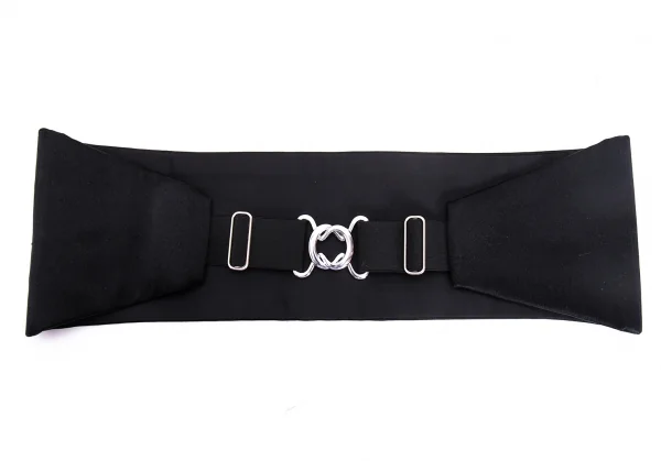 ティエリーミュグレー Thierry Mugler カマーバンド&蝶ネクタイセット 黒 K-132506_008