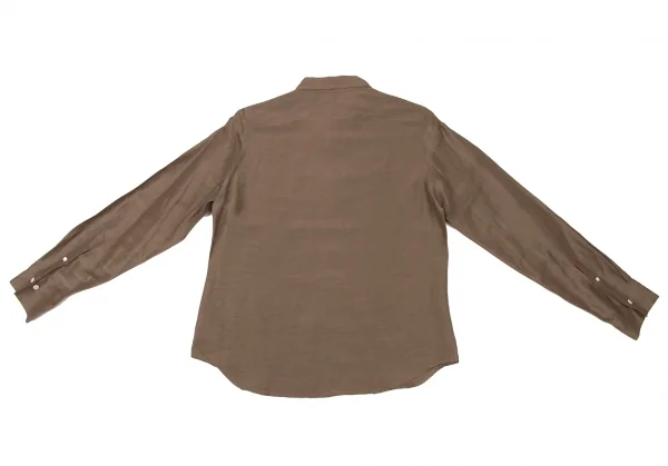 RALPH RALPH LAUREN Linen Silk Regular Collar Shirt K-132510_010