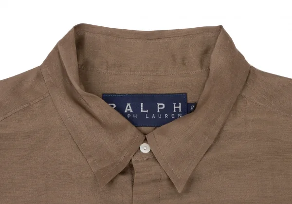 RALPH RALPH LAUREN Linen Silk Regular Collar Shirt K-132510_003