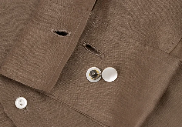 RALPH RALPH LAUREN Linen Silk Regular Collar Shirt K-132510_007