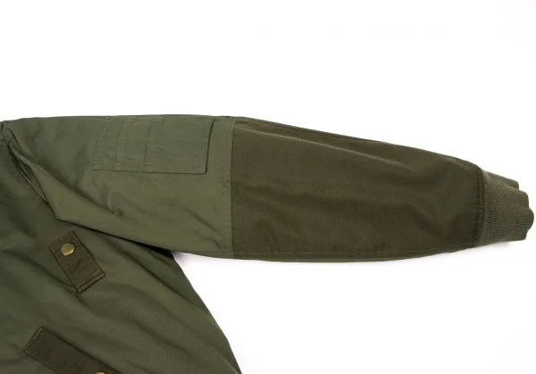 RALPH LAUREN Boa Collar Nylon Bomber Jacket K-132519_010