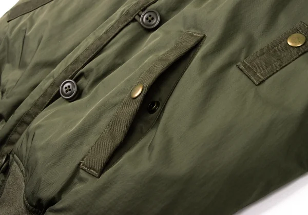 RALPH LAUREN Boa Collar Nylon Bomber Jacket K-132519_014