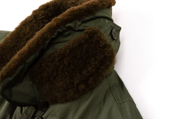 RALPH LAUREN Boa Collar Nylon Bomber Jacket K-132519_005