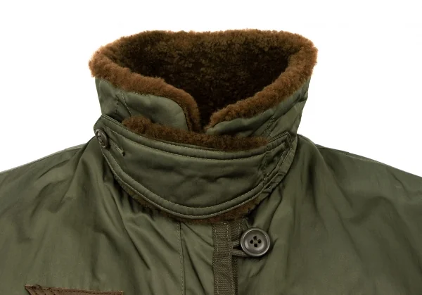 RALPH LAUREN Boa Collar Nylon Bomber Jacket K-132519_006