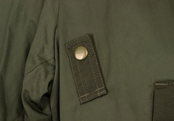 RALPH LAUREN Boa Collar Nylon Bomber Jacket K-132519_009