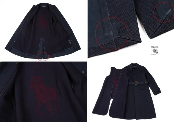 Ralph Lauren Wool Nylon Belted Coat K-132521_013