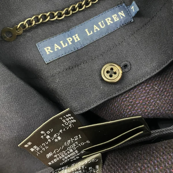Ralph Lauren Wool Nylon Belted Coat K-132521_020