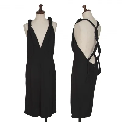 LIMI feu Gather Strap Wool Dress