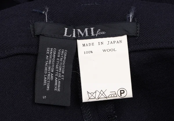LIMI feu Switching Wool Dropped Crotch Pants K-132524_011