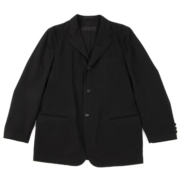 COMME des GARCONS HOMME Wool Gabardine Jacket Black S K-132534_001