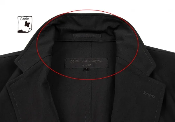 COMME des GARCONS HOMME Wool Gabardine Jacket K-132534_006