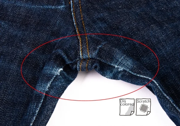 ジャンポールゴルチエ ジーンズJPG JEAN'S ロールアップデザインデニム