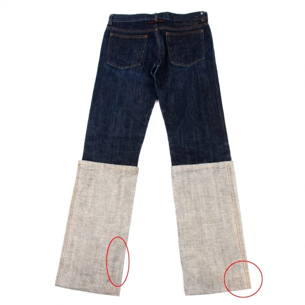 ジャンポールゴルチエ ジーンズJPG JEAN'S ロールアップデザインデニム
