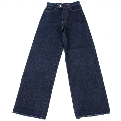 GAULTIER JEAN'S Back Pocket Embroidery Wide Jeans