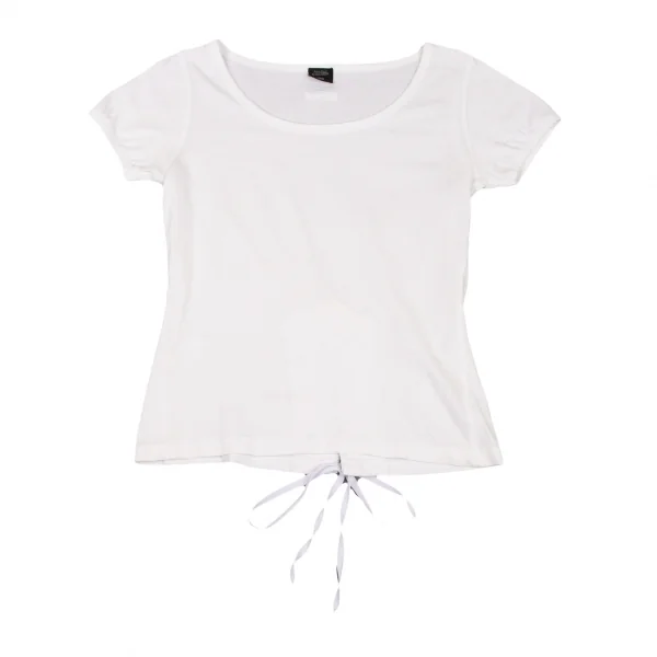 Jean-Paul GAULTIER FEMME Cotton Hem Lace Up Tops K-132555_006
