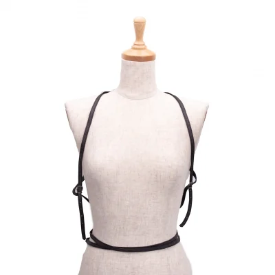 Jean Paul GAULTIER FEMME Leather Thin Belt Harness