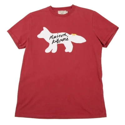 MAISON KITSUNE Logo Printed T Shirt