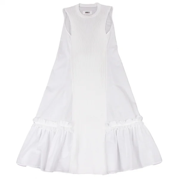 MM6 MAISON MARGIELA Rib Switching Sleeveless Dress K-132609_002