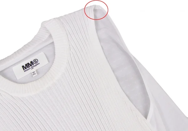 MM6 MAISON MARGIELA Rib Switching Sleeveless Dress K-132609_007