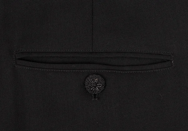 ANN DEMEULEMEESTER Mesh Layered Wool Pants K-132617_014