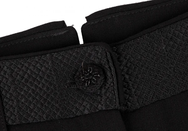 ANN DEMEULEMEESTER Mesh Layered Wool Pants K-132617_003