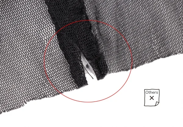 ANN DEMEULEMEESTER Mesh Layered Wool Pants K-132617_009