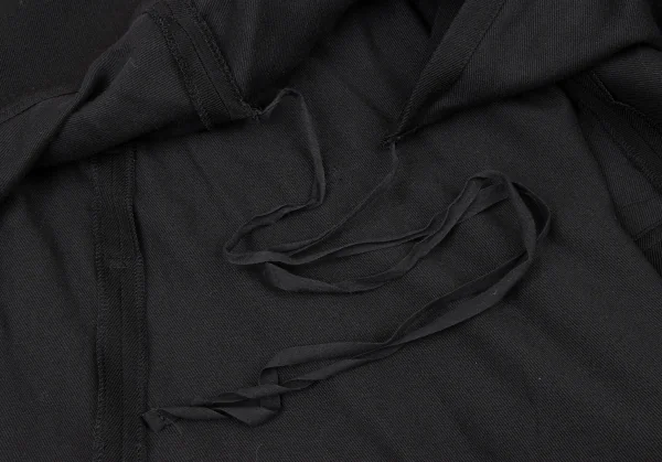 ANN DEMEULEMEESTER Wool Cotton Belted Wrap Skirt K-132618_010