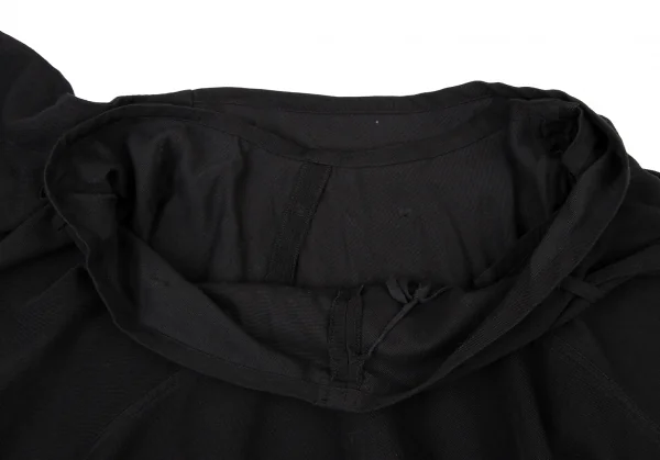 ANN DEMEULEMEESTER Wool Cotton Belted Wrap Skirt K-132618_007