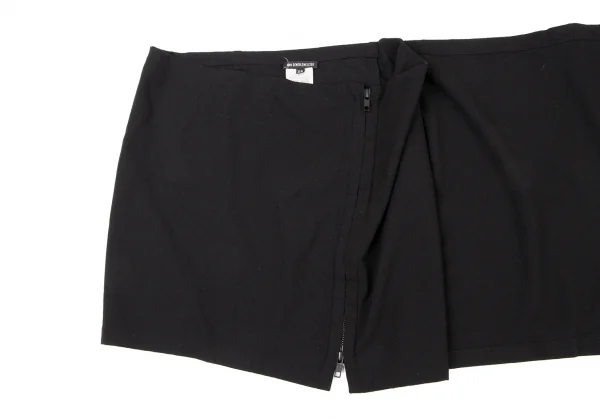 ANN DEMEULEMEESTER Stretch Wool Wrap Skirt K-132619_012