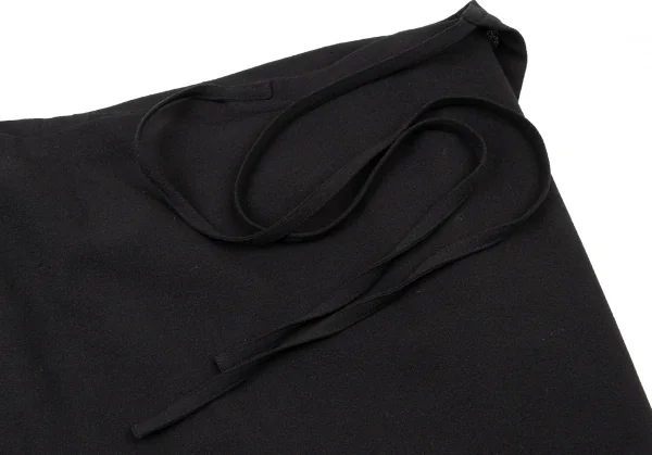 ANN DEMEULEMEESTER Stretch Wool Wrap Skirt K-132619_006