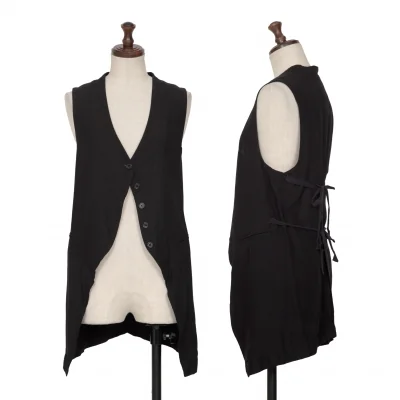 ANN DEMEULEMEESTER Rayon Acetate Code Vest